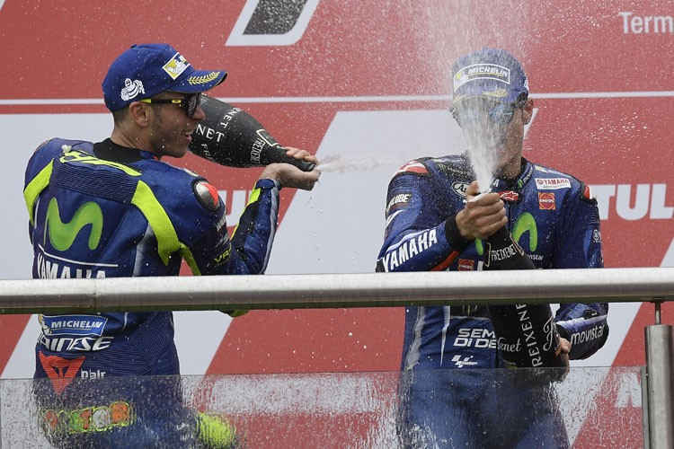 Valentino Rossi und Maverick Viñales