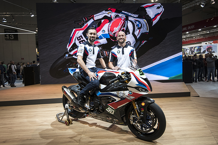 Das BMW-Werksteam 2020: Eugene Laverty (li.) und Tom Sykes