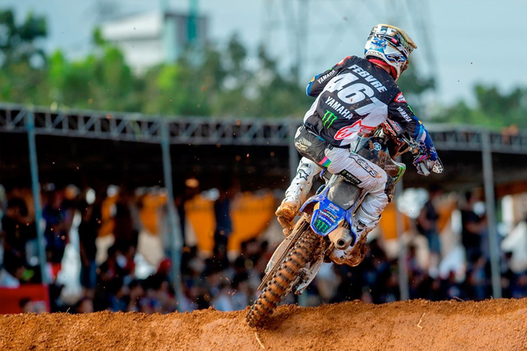 Romain Febvre gewann den zweiten Lauf in Palembang