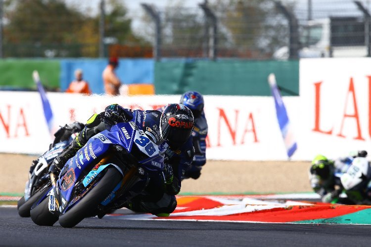 Thomas Gradinger zeigte im Supersport-Rennen in Magny-Cours eine erstklassige Leistung