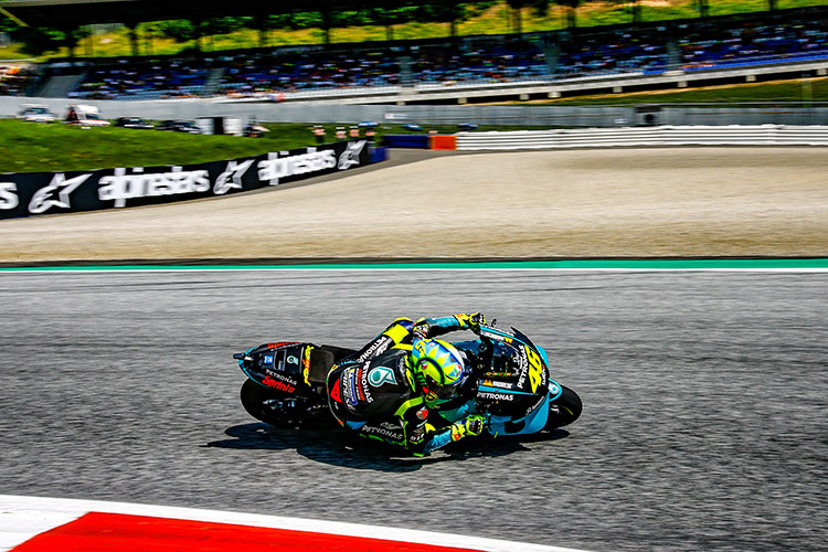 Valentino Rossi kam in der Qualifikation nicht mit den weichen Reifen zurecht