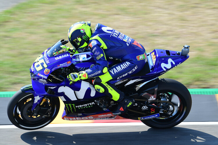 Valentino Rossi auf dem Sachsenring