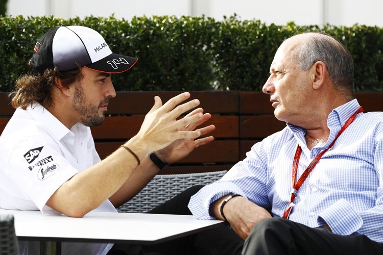 Fernando Alonso und Ron Dennis