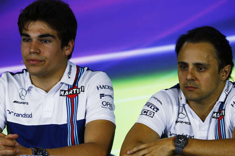 Felipe Massa mit Lance Stroll