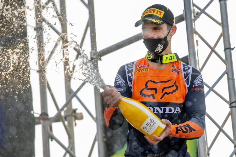 Tim Gajser holte in Mantova seinen ersten Grand-Prix-Sieg in dieser Saison
