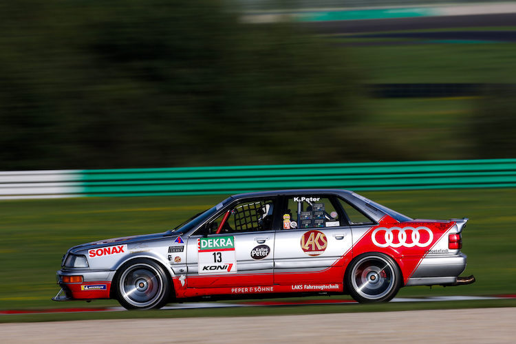  Klaus Peter mit seinem Audi V8