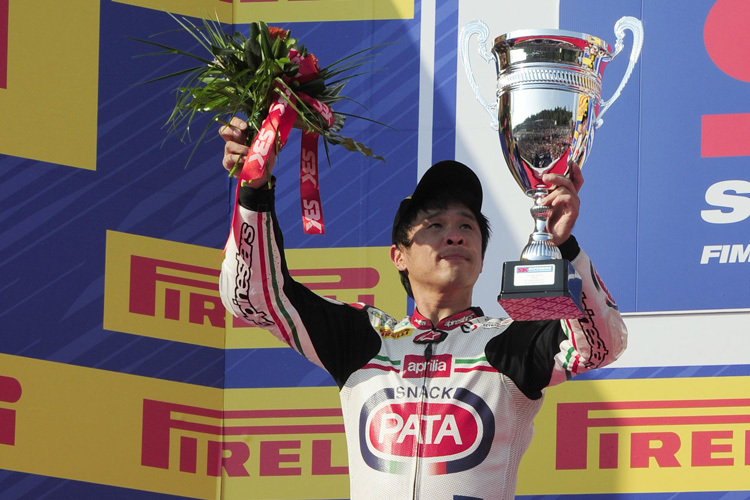 2011: Noriyuki Haga siegte für Pata Aprilia