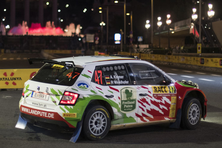 Erster Spanien-Start für deutsches Skoda-Team – Kremer/Winklhofer auf der Super-WP am Donnerstagabend in Barcelona