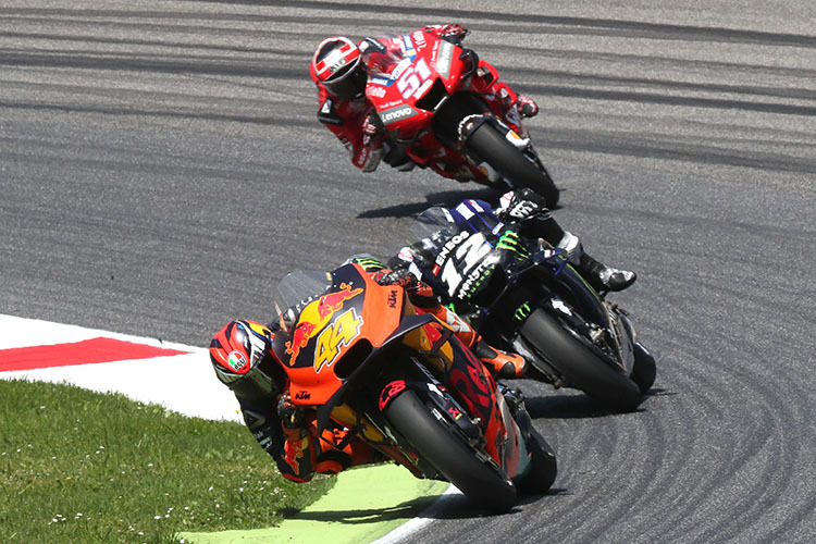 Mugello-GP: Pol Espargaró (KTM) wehrte sich gegen Viñales und Pirro