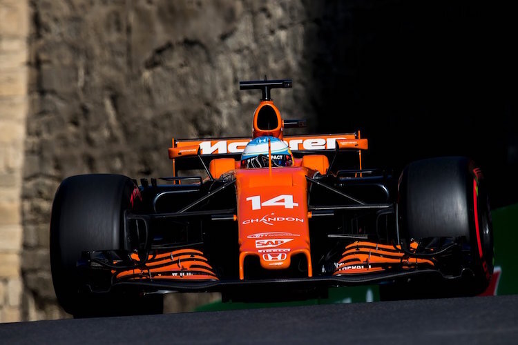 Fernando Alonso in Baku