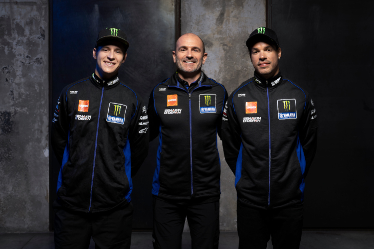 Fabio Quartararo, Massimo Meregalli und Franco Morbidelli