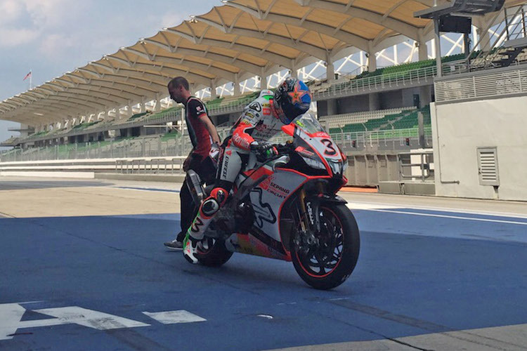 Max Biaggi konnte den viertätigen Sepang-Test nicht optimal nutzen