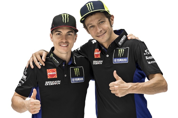 Maverick Viñales und Valentino Rossi