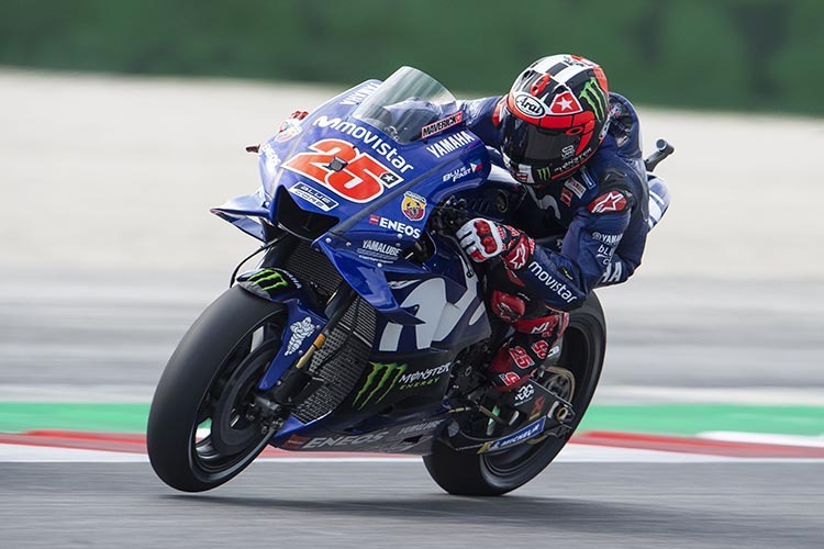 Maverick Viñales am Freitag in Misano