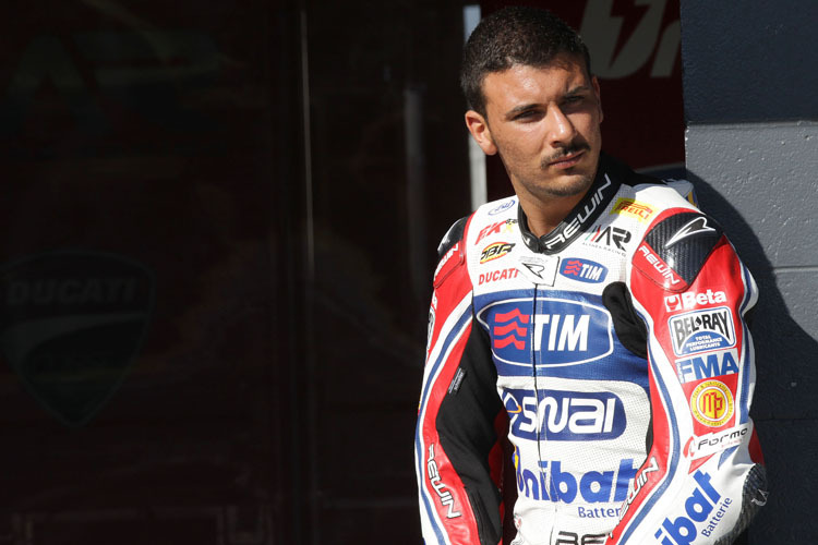 Davide Giugliano 2012 noch im Ducati-Dress
