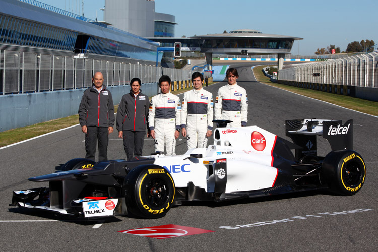 Das Sauber-Team macht seinem Namen Ehre