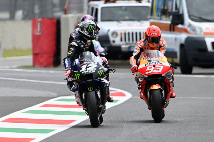 Q1 in Mugello: Maverick Viñales wird Marc Márquez nicht los