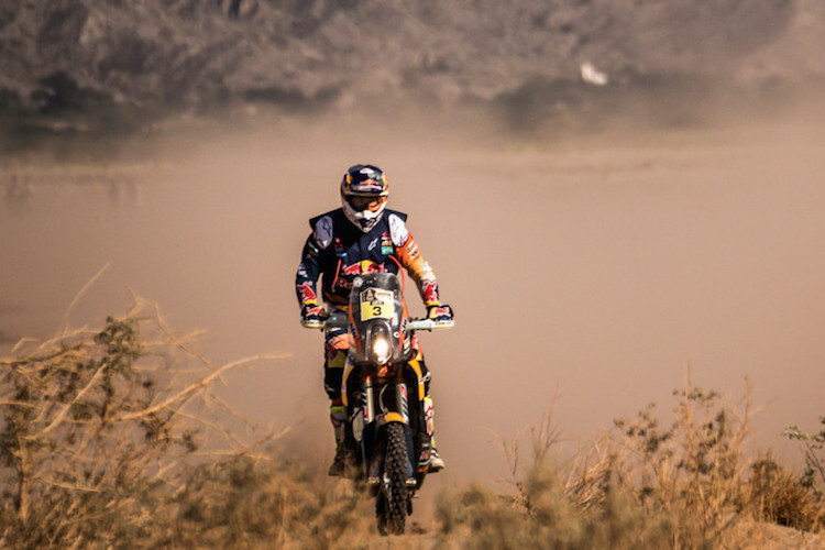 Toby Price macht zurzeit alles richtig und führt die Dakar nun souverän an