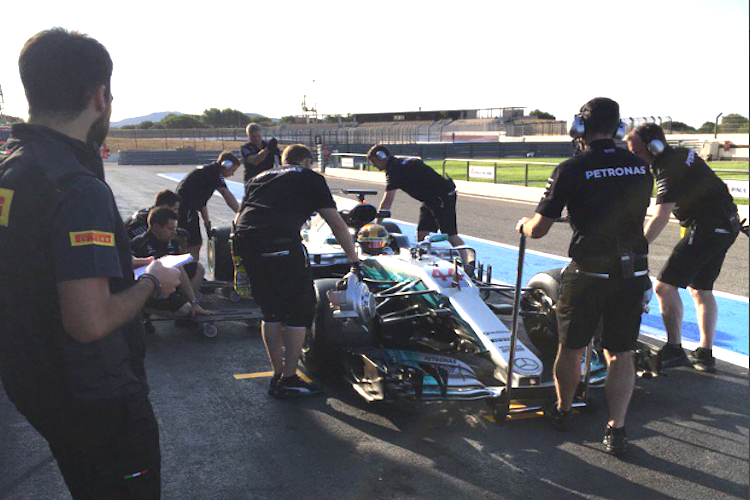 Lewis Hamilton in Paul Ricard