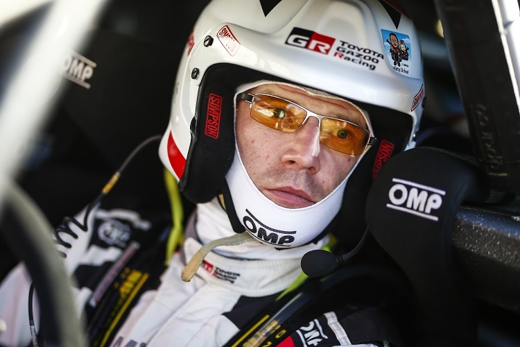 Jari-Matti Latvala notierte auch auf Sardinien im Shakedown die Bestzeit