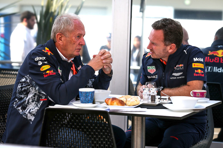 Helmut Marko und Christian Horner