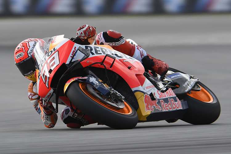 Schräglagenkünstler Marc Marquez