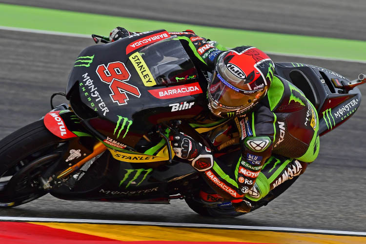 Jonas Folger im Regen von Aragón