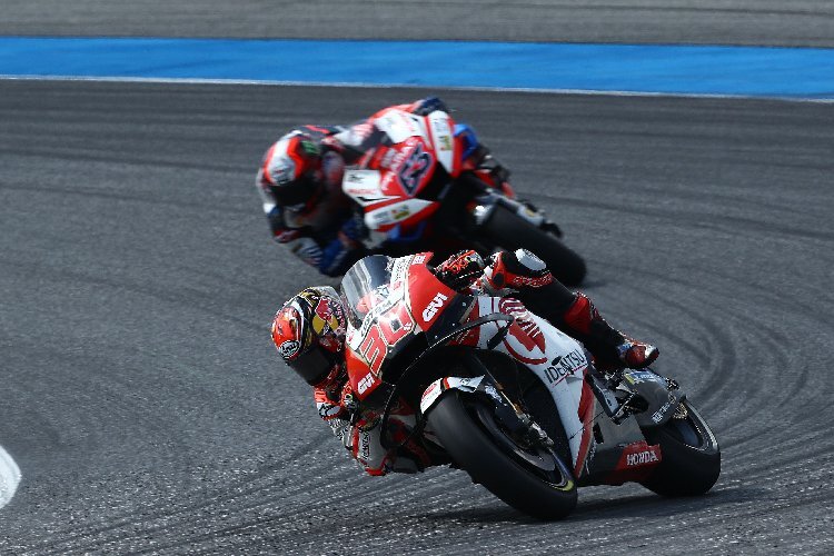 Takaaki Nakagami und Francesco Bagnaia