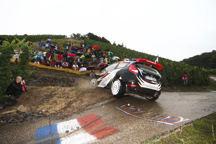 Herbold bei der Rallye Deutschland