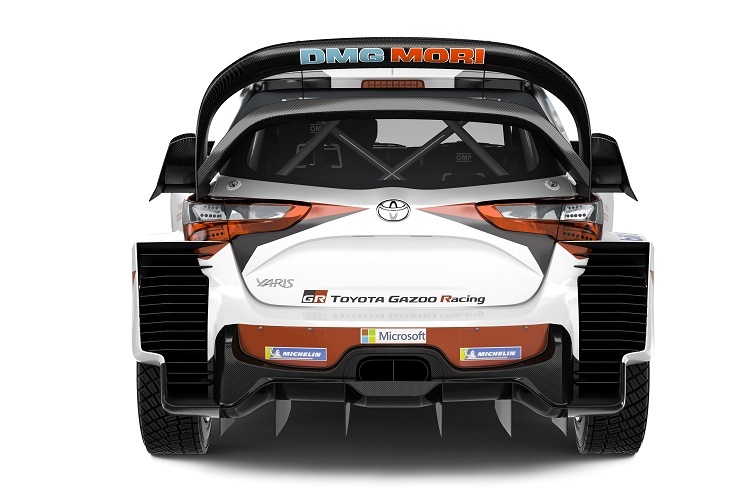 Das Heck des Toyota Yaris WRC sollen die Rivalen sehen
