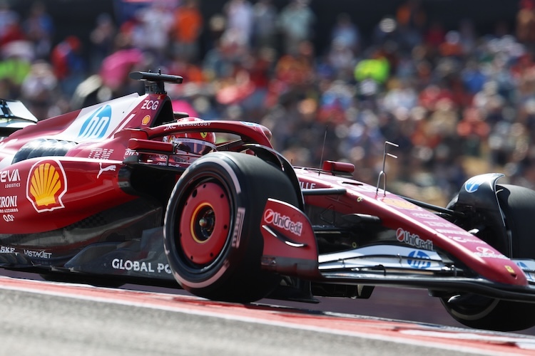 Charles Leclerc im Ferrari