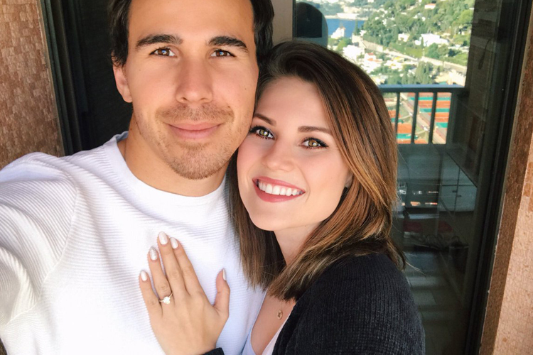 Robert Wickens und Karli Woods