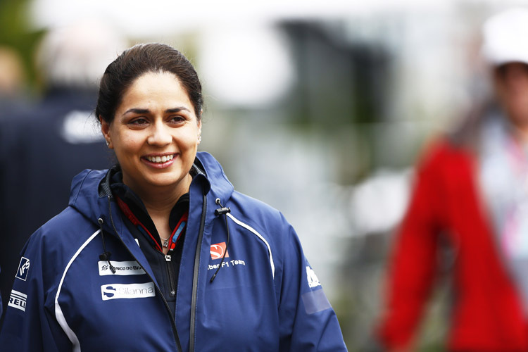 Sauber-Teamchefin Monisha Kaltenborn hat gute Neuigkeiten für ihr Team und alle Sauber-Fans