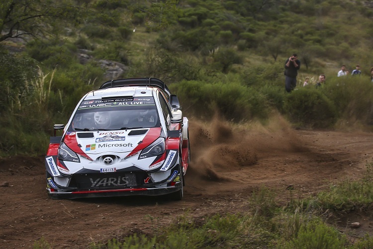 Ott Tänak ist der Spitzenreiter in Argentinien 