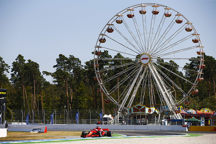 Sebastian Vettel in Hockenheim