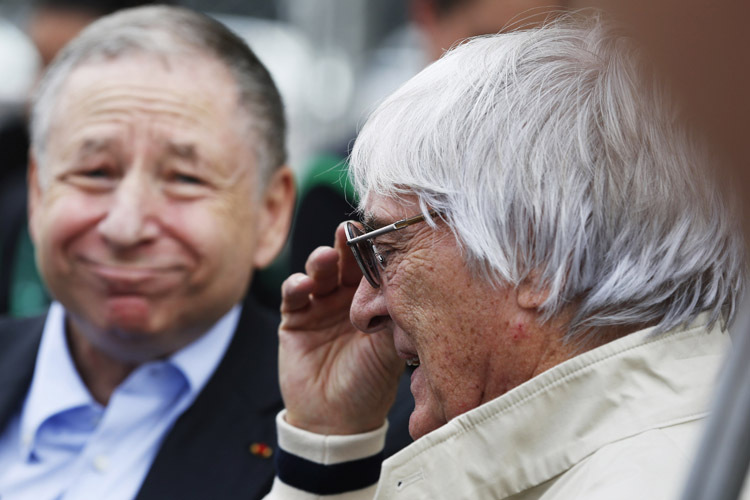 Billig-Motor: Jean Todt und Bernie Ecclestone machen Ernst