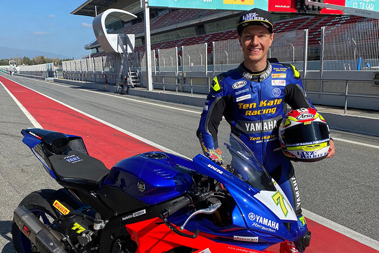 Domi Aegerter wartet auf seine Supersport-Premiere mit einer Ten-Kate-Yamaha