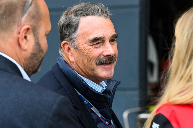 Nigel Mansell ist immer wieder Gast im Formel-1-Fahrerlager, zuletzt in Las Vegas und immer wieder beim Britischen GP in Silverstone