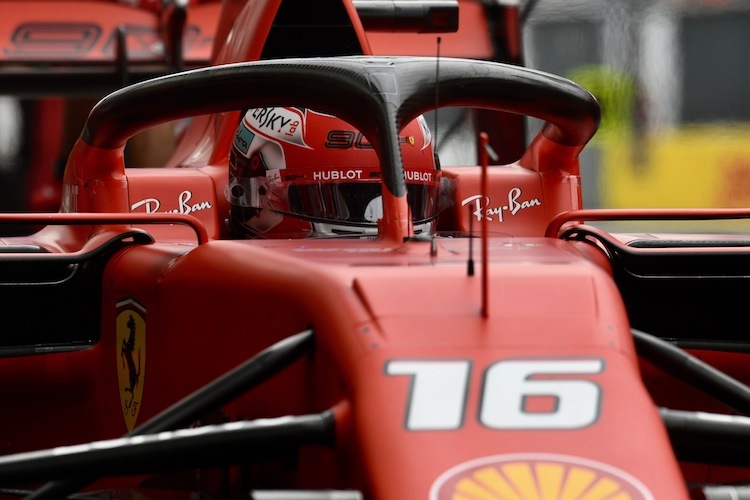 Charles Leclerc schnappte sich in Monza die Pole