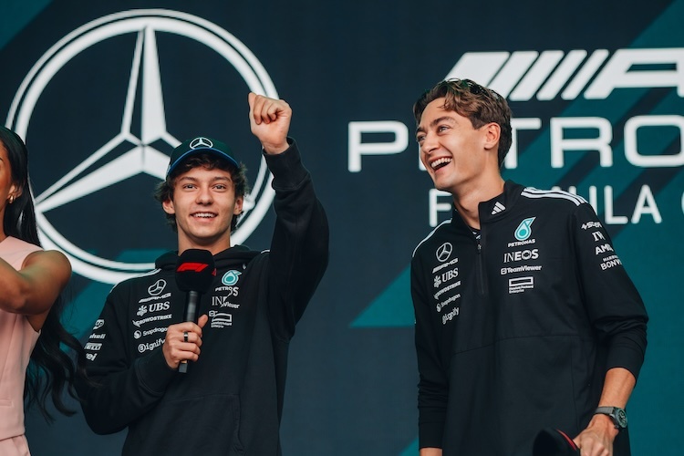Kimi Antonelli hat mit George Russell ein starkes Vorbild im eigenen Team