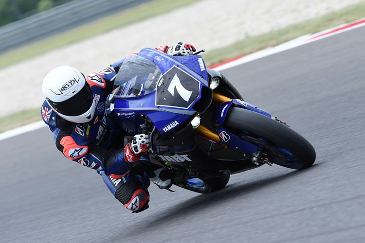 Broc Parkes auf der YART-Yamaha