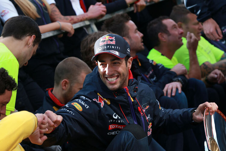 Daniel Ricciardo feiert Saisonsieg Nummer 3