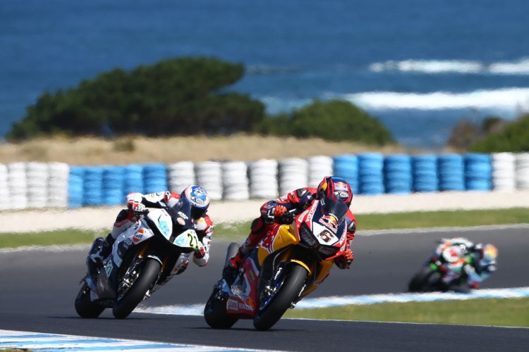 Stefan Bradl und Markus Reiterberger 2017 in Phillip Island