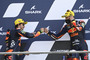 Remy Gardner und Raúl Fernandez standen in Le Mans erstmals gemeinsam auf dem Podest