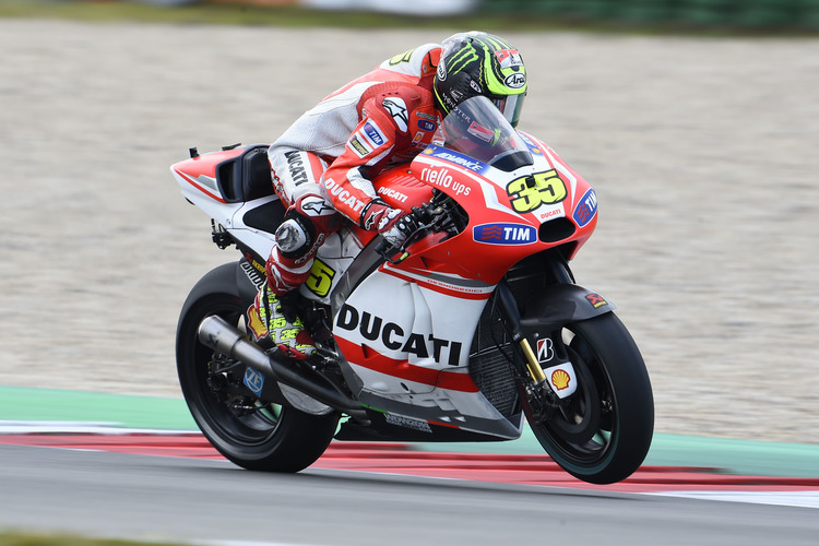 Cal Crutchlow auf der Ducati GP14