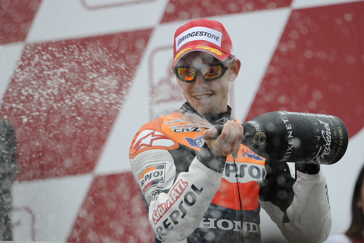 Casey Stoner in Valencia 2012