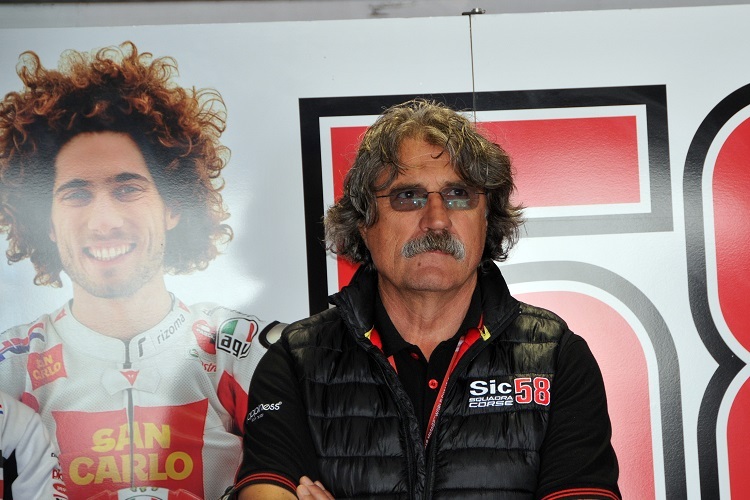 Paolo Simoncelli macht für seinen Sohn im MotoGP-Paddock weiter