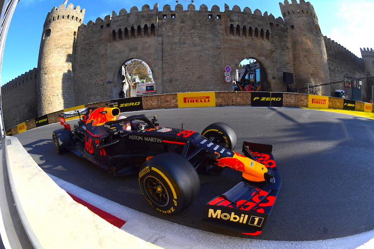 Max Verstappen 2019 in Baku