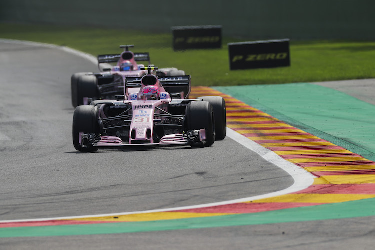 Esteban Ocon und Sergio Pérez