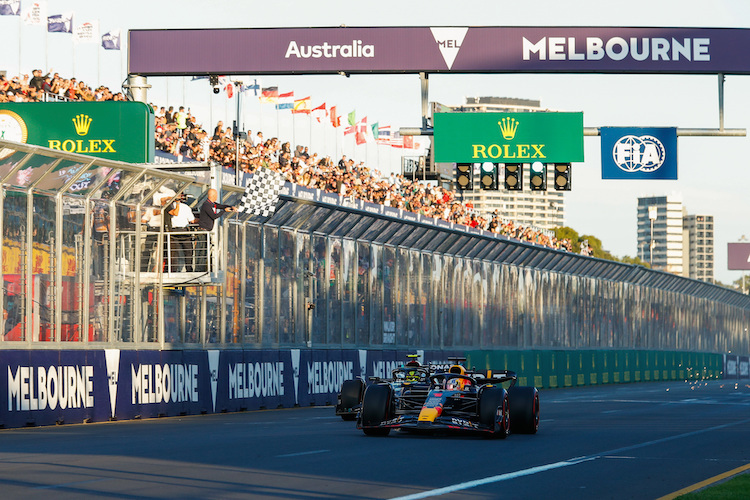 Max Verstappen stand in Melbourne schon vor dem Fallen der Zielflagge als Sieger fest